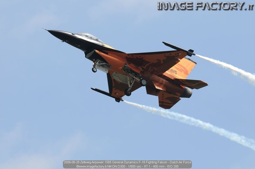 2009-06-26 Zeltweg Airpower 1565 General Dynamics F-16 Fighting Falcon - Dutch Air Force